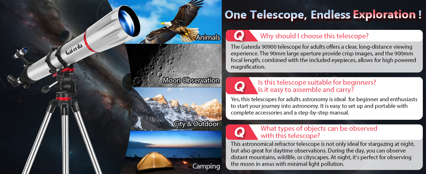 telescope for adults high powered